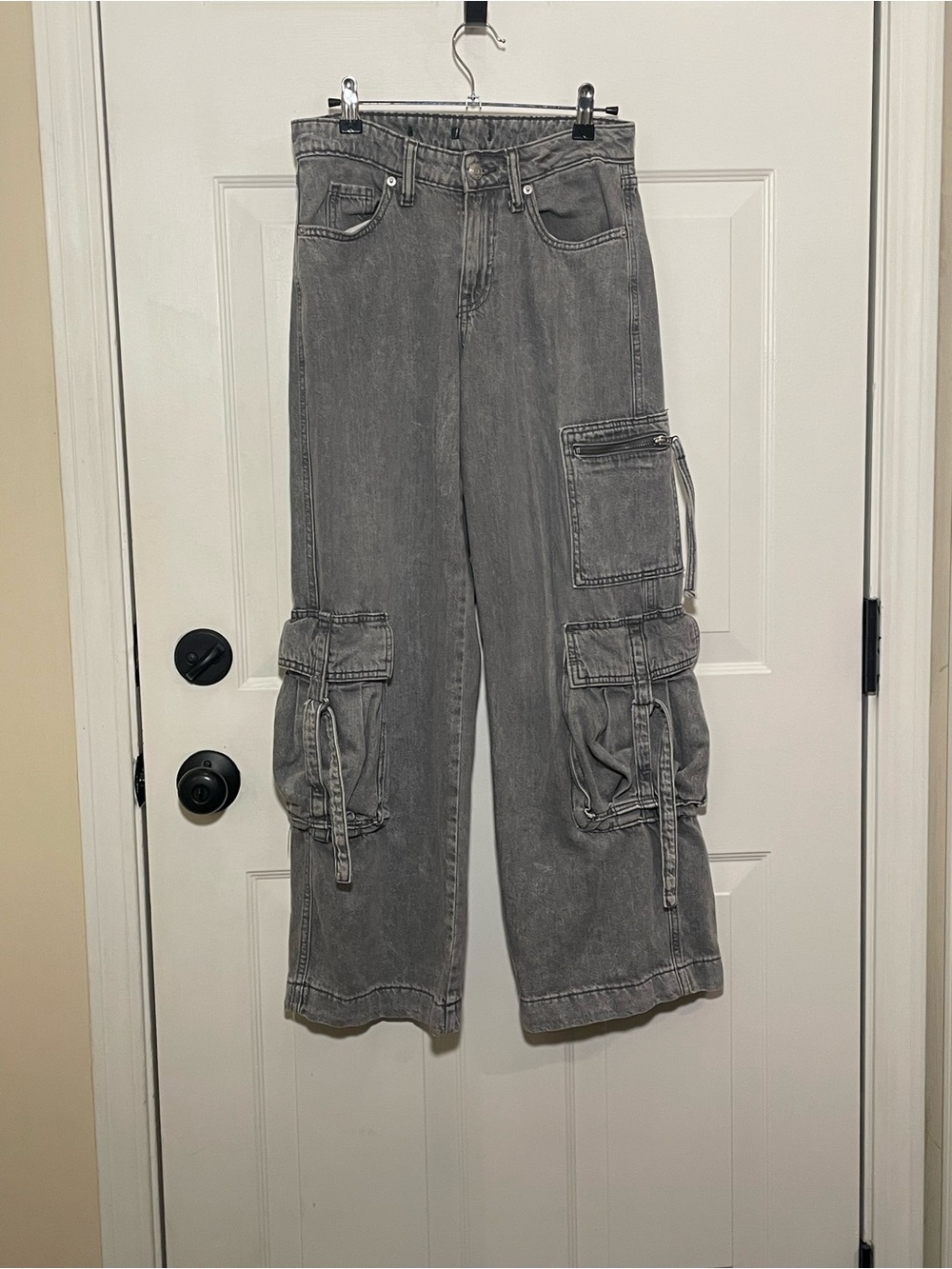 wild fable Gray Washed Cargo Jeans